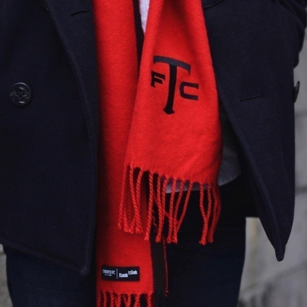 Toronto FC MLS scarf 2018‎ season ticket holder exclusive 70”-12” by Frank + Oak